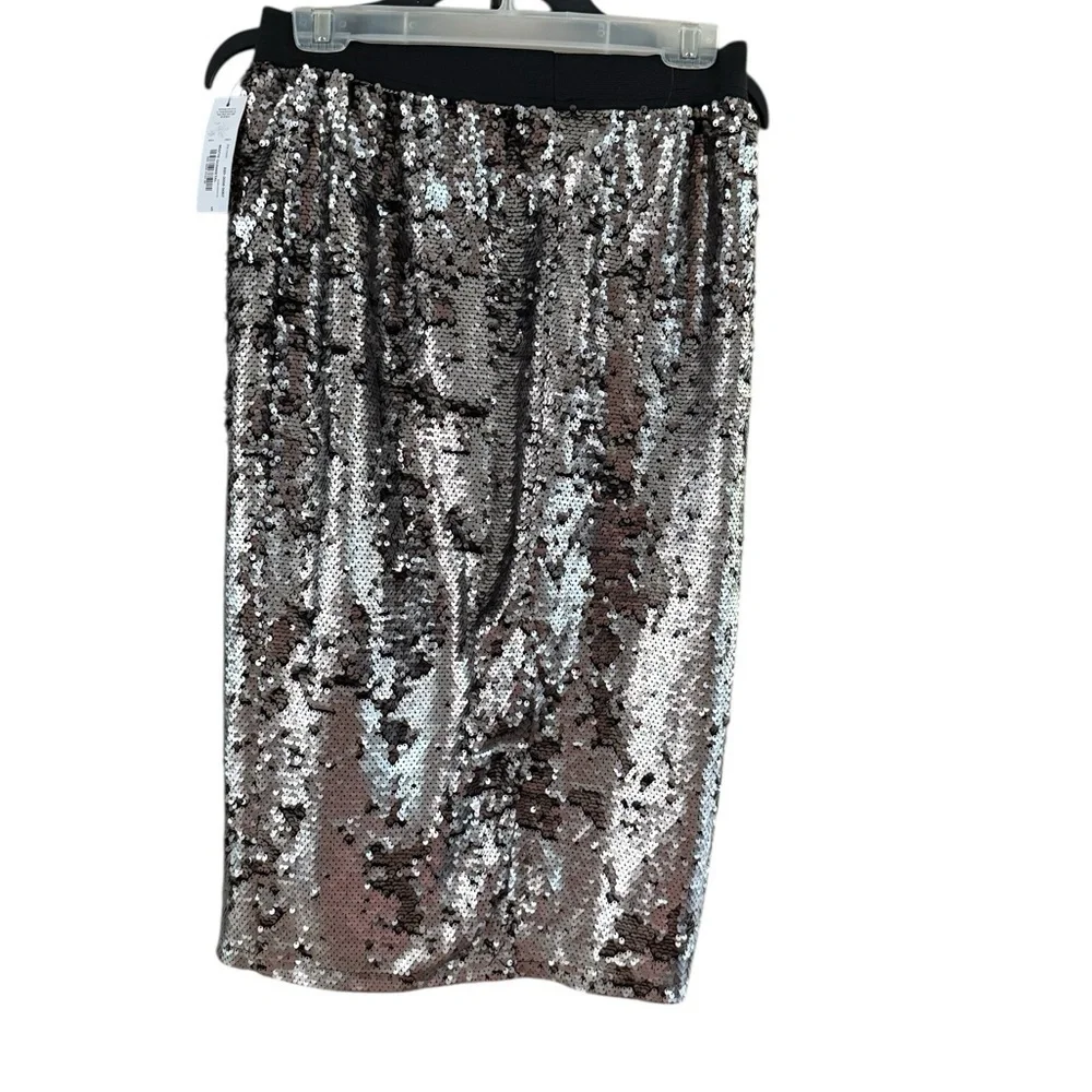 Worthington Pencil Skirt Silver